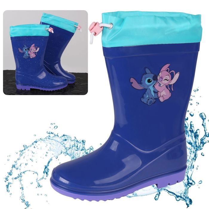 Bottes De Pluie Imperméables ILSE LEMIGO – Bleues – Neuf Avec Emballage