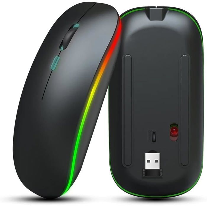 Souris filaire LEYF souris Bluetooth 5.2 à 3 modes de commutation