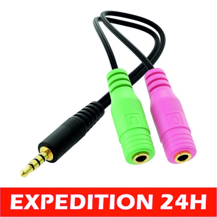 Adaptateur Jack 3.5 Mm VITALCO Adaptateur Jack 6,35 Stéréo Mâle Vers 2X Jack TRS Femelle Câble Double Jack - Foto 13