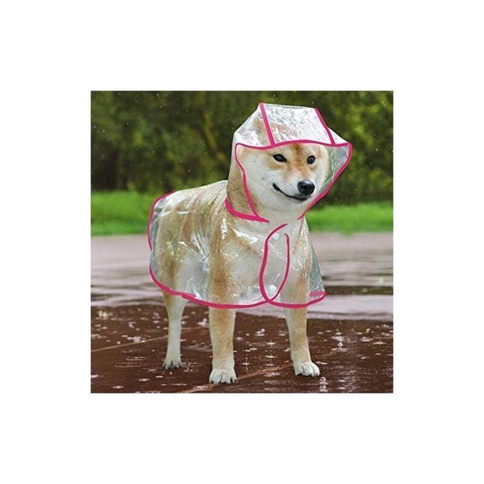 Comparer les prix de Imperméable chien coupe-vent à capuche taille L pour chiens petits/moyens (8-11kg) Label