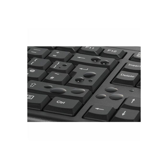 Ensemble clavier et souris - KENSINGTON - KM150 EQ - Sans fil - 2.4 GHz - Noir