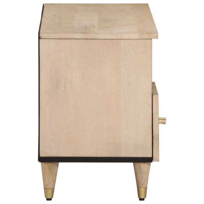 MEUBLE TV/HIFI - GKK - Armoire de séjour - 100x33x46 cm - bois massif de manguier @@11339
