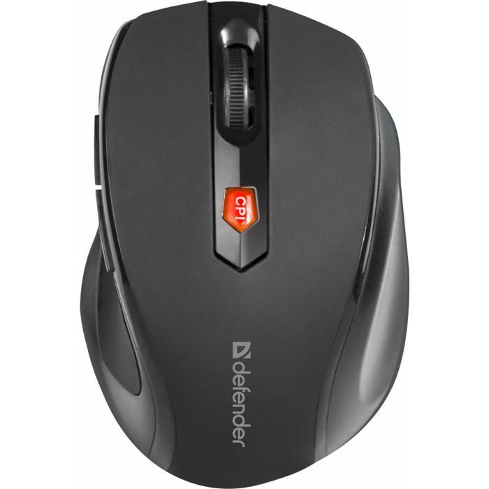 Souris optique sans fil - Defender - Ultra MM315 - 1600 dpi - 6 boutons - Ambidextre - Revêtement caoutchouc