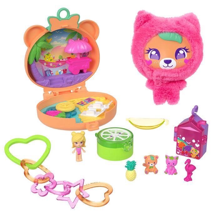 Coffret Polly Pocket Ourson Tout Doux – Peluche Compacte 2-en-1 - vue 2