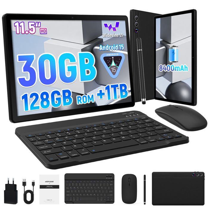 Tablette - KOTSREN - 115 2K - 30 Go RAM - 128 Go ROM - Batterie 8400 mAh