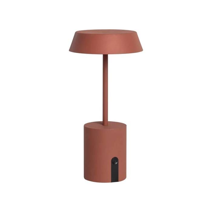 Lampe de table intérieur/extérieur LED métal Ø10.8cm terracotta - Nala Lampe de table intérieur/extérieur LED métal Ø10.8cm terracotta - Nala