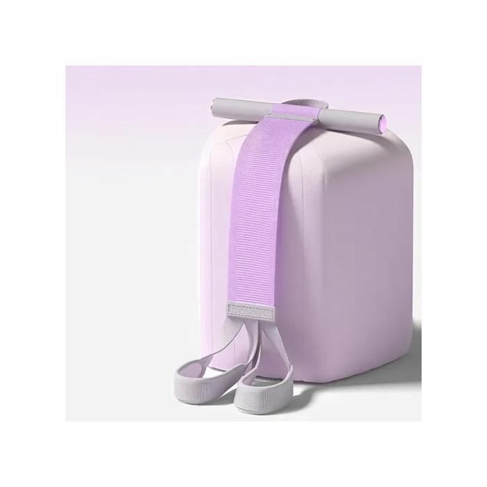 Bande résistance multifonction tissu 1 pièce avec pédale. Yoga extension jambes abdos bras. Entraînement complet corps（Violet）.