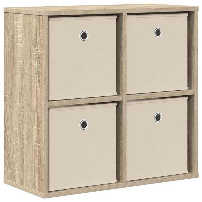 Bahut - Buffet avec tiroir - vidaXL - bois dingénierie - chêne sonoma - 59 5 x 27 x 57 cm - 4 tiroirs 9537446
