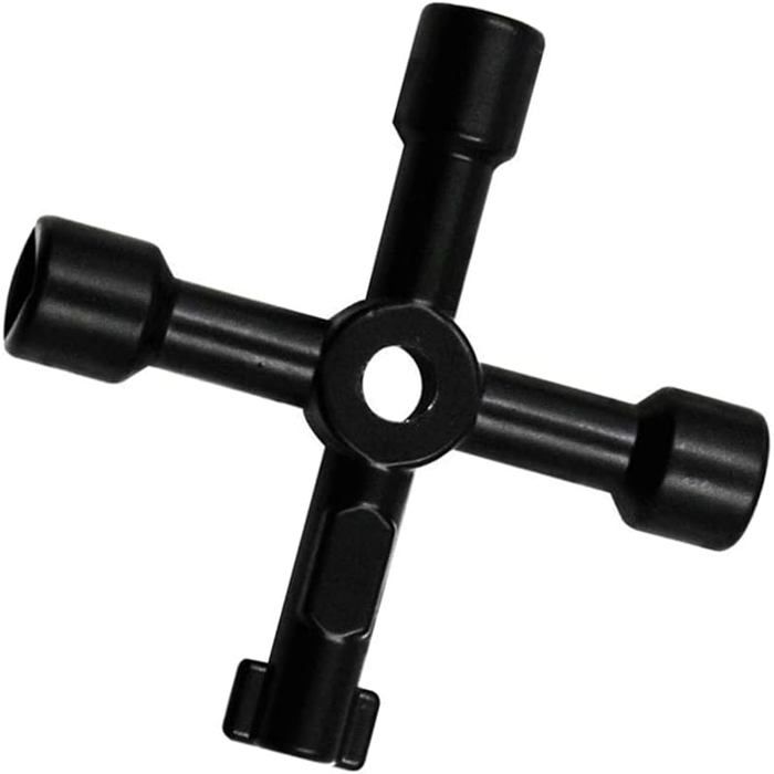 4 Voies Clé Utilitaire Multifonction Touches de Coffret Electrique Clé universelle pour armoire électrique clé utilitaire en