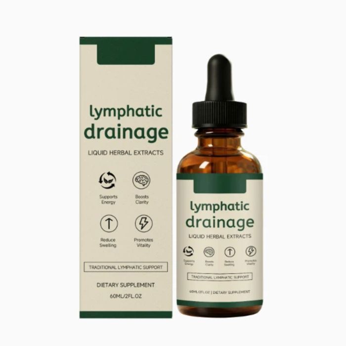 ACCESSOIRES BEAUTE - BIEN-ETRE 1PCS Maison Drainage Lymphatique Goutte Mélanges à Base de Plantes Sans Gluten pour Femmes et Hommes
