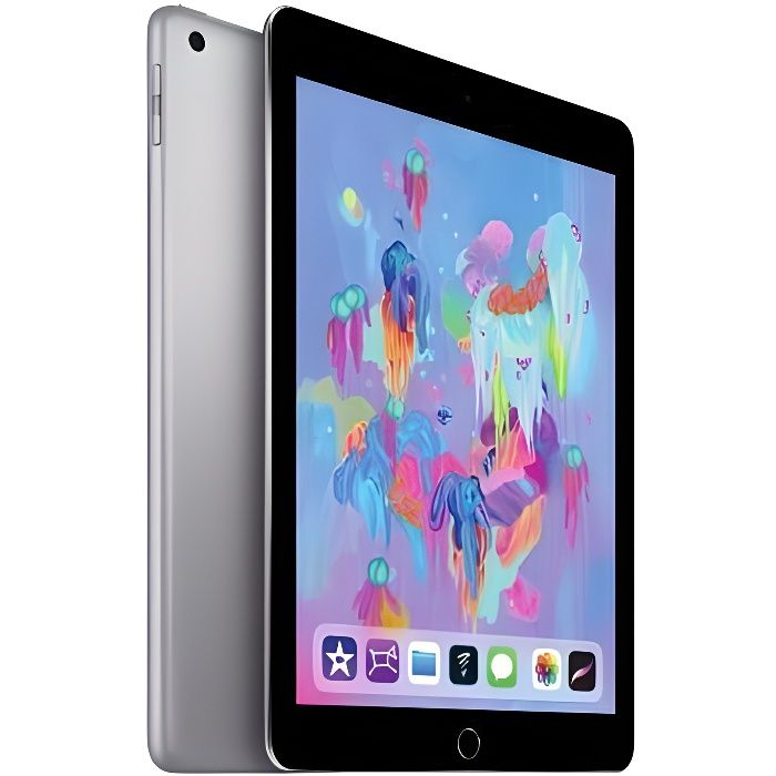 IPad 6e Génération 128 Go Wi-Fi + 4G – Noir – Tablette Apple (9,7 Pouces)