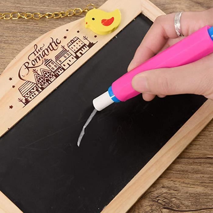 FACILLA 5pcs Porte-Craie Étui Plastique 9.5x1.5cm - École Bureau