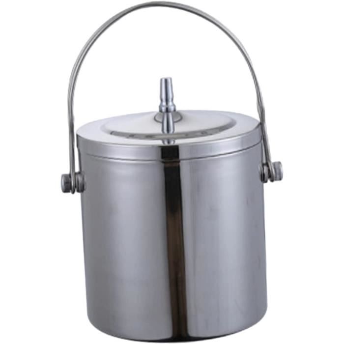 MAGICLULU Seau à Glace Acier Inoxydable Récipient Pratique Pour Vin Et