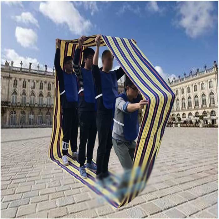 Jeu de Course Tapis De Course De Jeux De Travail D'équipe 2PCS, Jeu D'équipe Amusant Équipement De Jeu De Carnaval Intérieur Et Extérieur, 2-18 Personnes (Size : Adult-11M//36FT