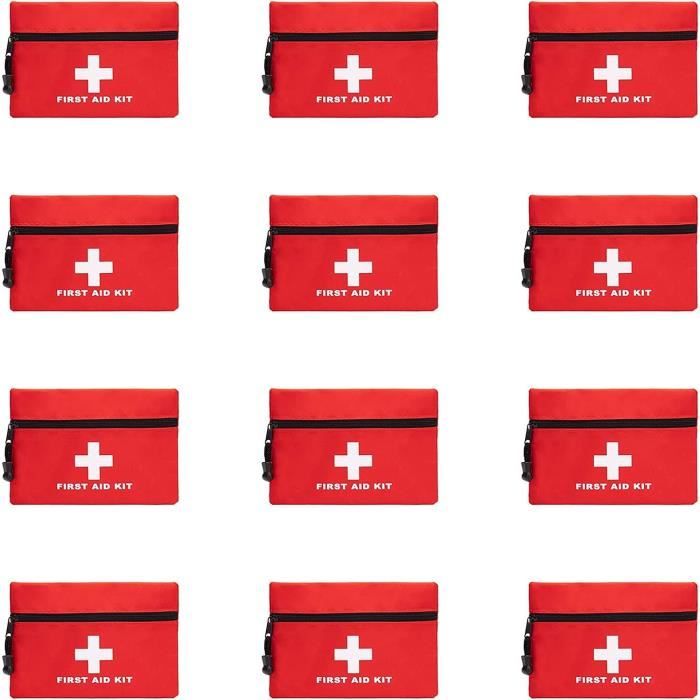 Trousse De Premiers Secours Extérieure PVC Rouge - Vide, Sans Produits