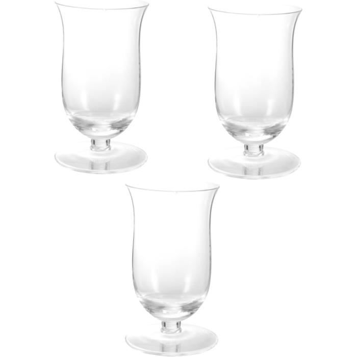 Lot De 4 Verres à Cocktail Ancien Cristal Transparent - Excellent état