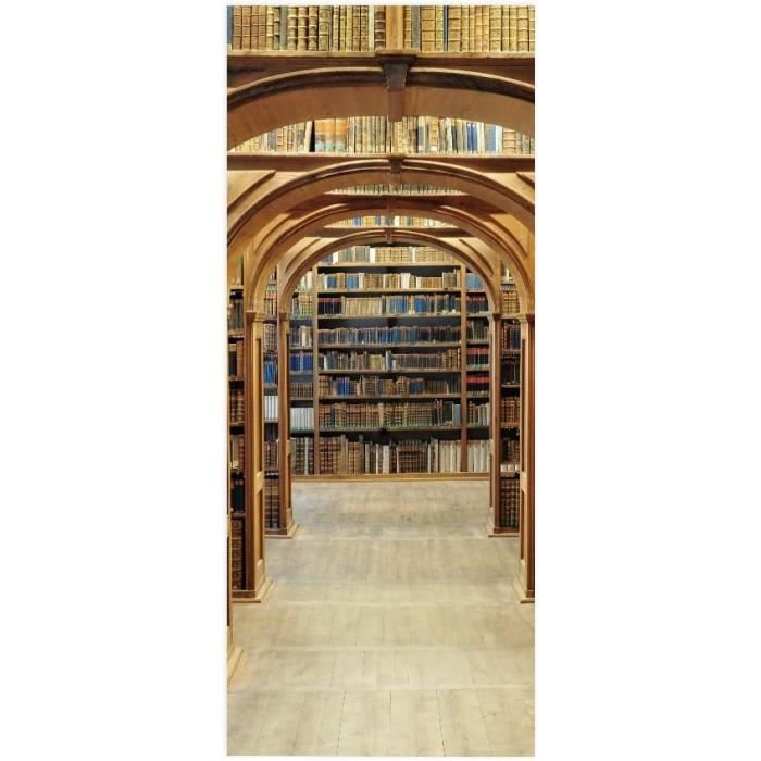 Stickers Porte Poster Motif Géométrique En Trois Dimensions 3D