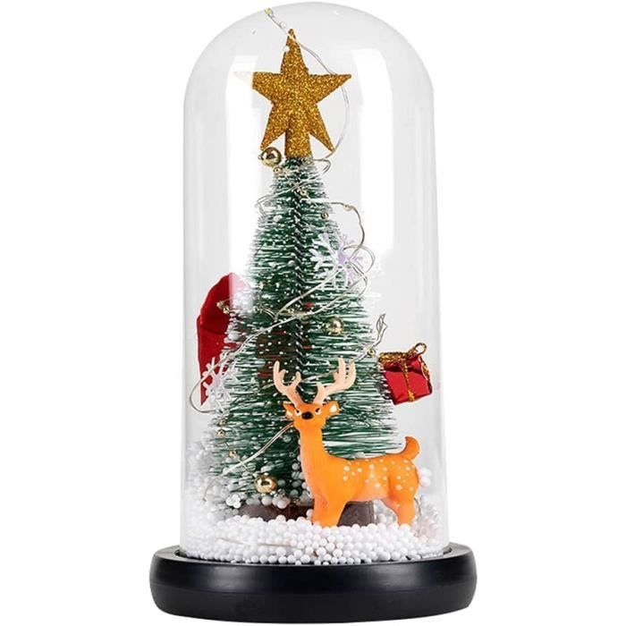 Vitrine Dôme En Verre Pour Montre De Poche - Base En Bois Massif Avec Crochet Doré, 11.5x17cm