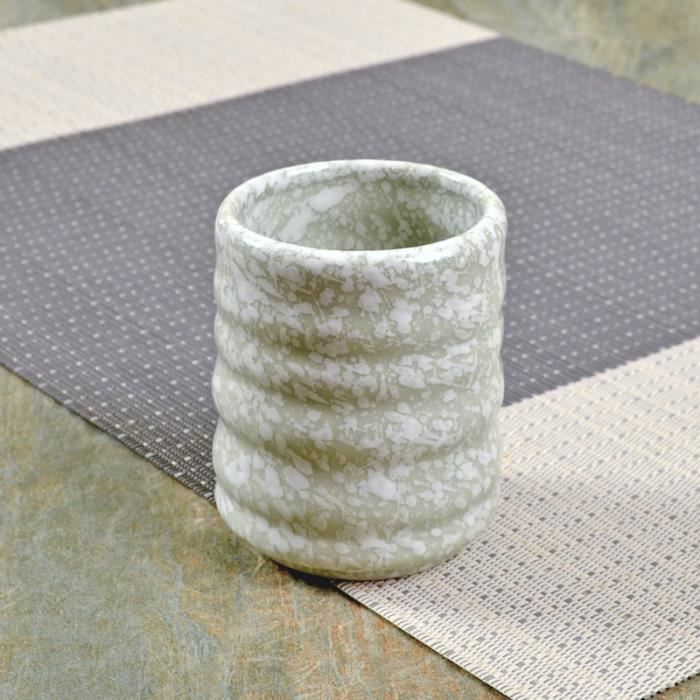 Set De 4 Tasses à Thé En Céramique Style Japonais - 200 Ml, Vert - Pour Thé, Café, Yerba Mate, Micro-ondes Et Lave-vaisselle