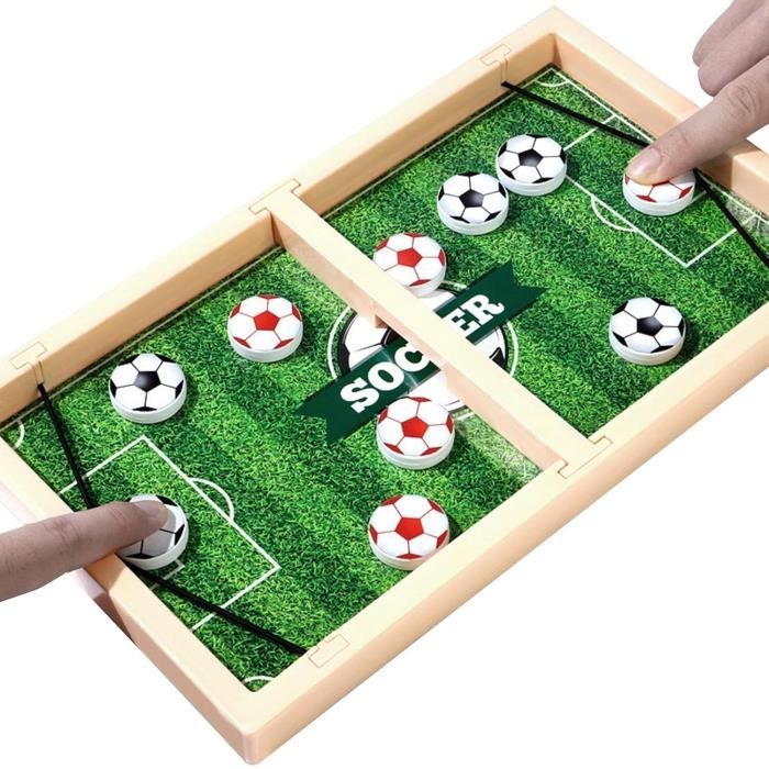 Table de baby-foot à six barres, machine en bois, tables de jeu de football, cadeau pour la fête à la maison, bricolage, divertissement  18