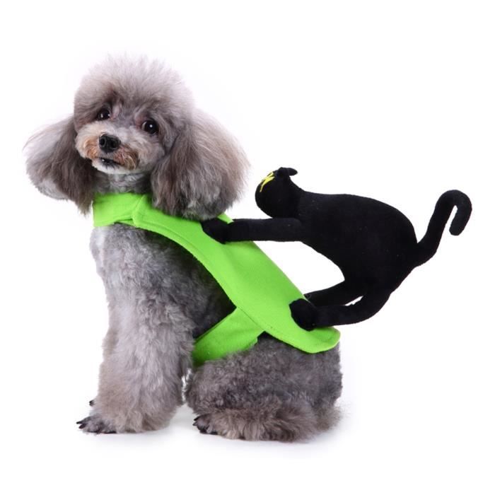 Costume Animal Chat Chien Halloween Habiller Avec 3d Peluche Jouet Vetement Accessoire Deguisement Fete Noel Coupe Vent Achat Vente Kit Vetement Costume Animal Chat Chien H Cdiscount