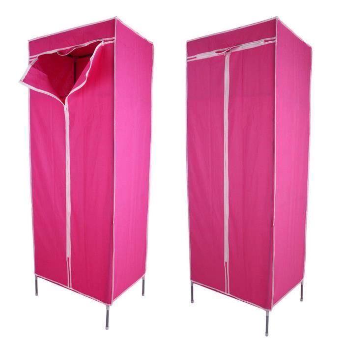 Organisateur De Vetements Pliable Garde Robe En Tissu Penderie Armoire De Vetement Placard Etageres De Rangement Rose Achat Vente Armoire De Chambre Organisateur De Vetements P Soldes Sur Cdiscount Des