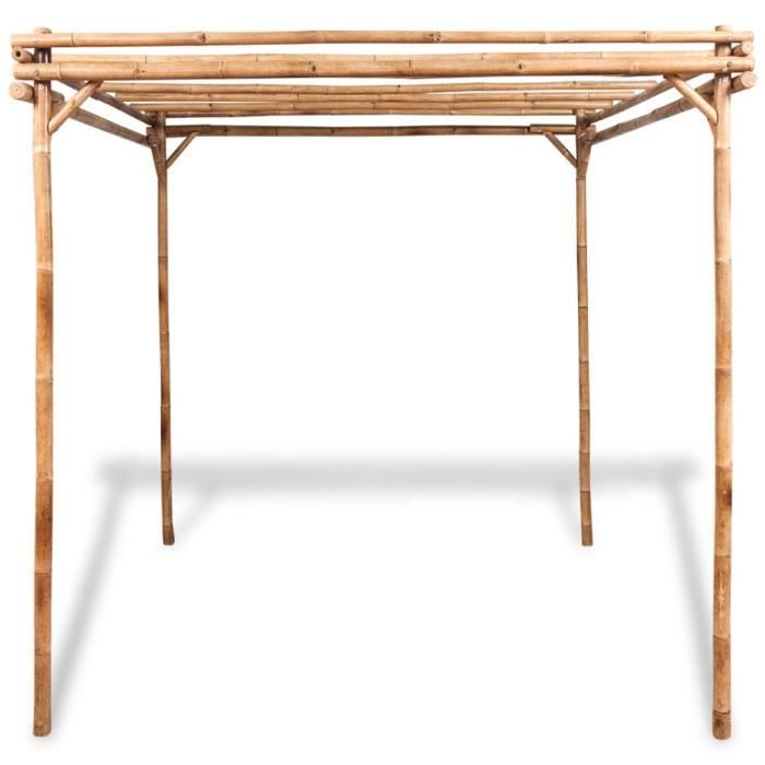 Arches Treillages Tonnelles Et Pergolas De Jardin Vidaxl Pergola En Bambou 2 X 2 X 2 M Achat Vente Tonnelle Barnum Arches Treillages Tonnelles Cdiscount