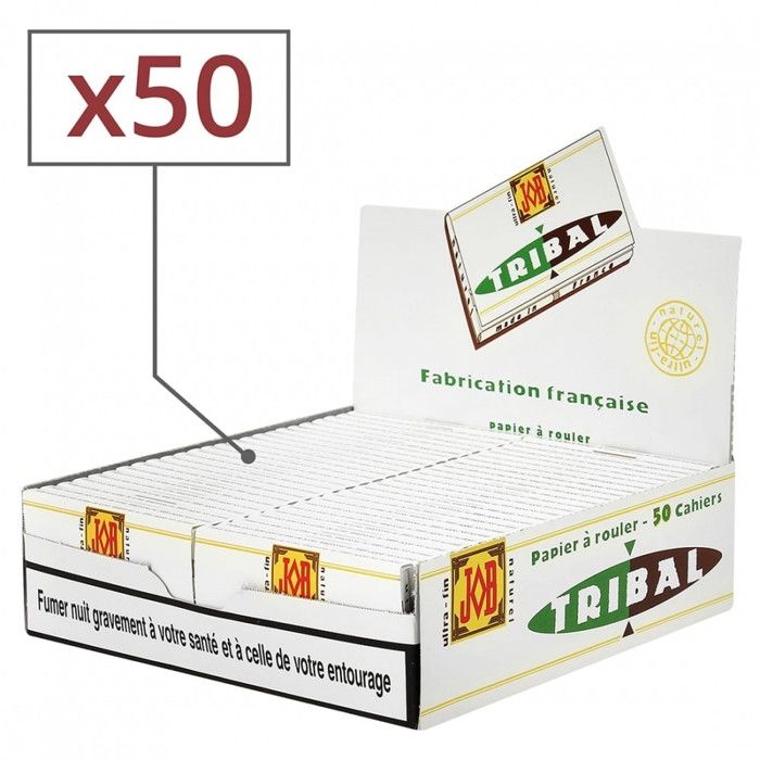 Boite de 50 Carnets de Feuilles à Rouler - JOB Tribal - Cdiscount Au ...
