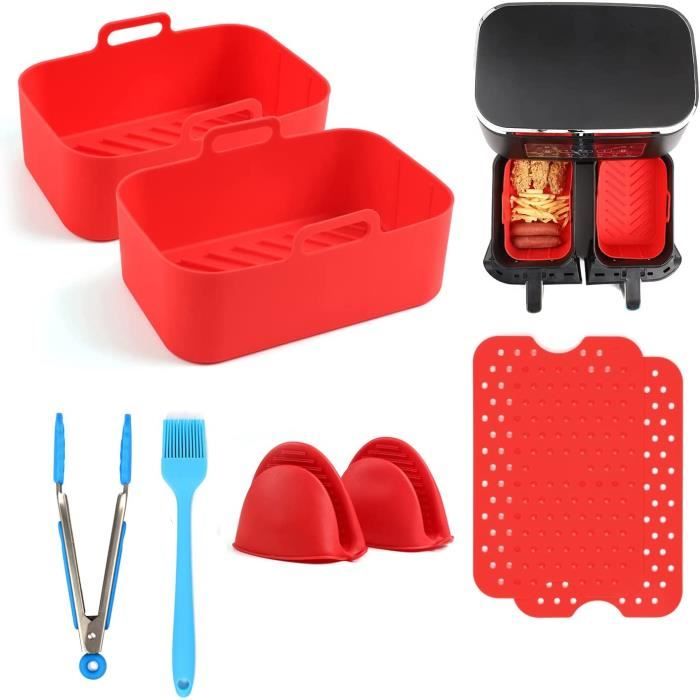 Lot De 4 Aimants En Silicone Pour Air Fryer – Fixation Facile Du Papier Cuisson, Résistants à La Chaleur Et Compatibles Avec Toutes Les Marques - 7