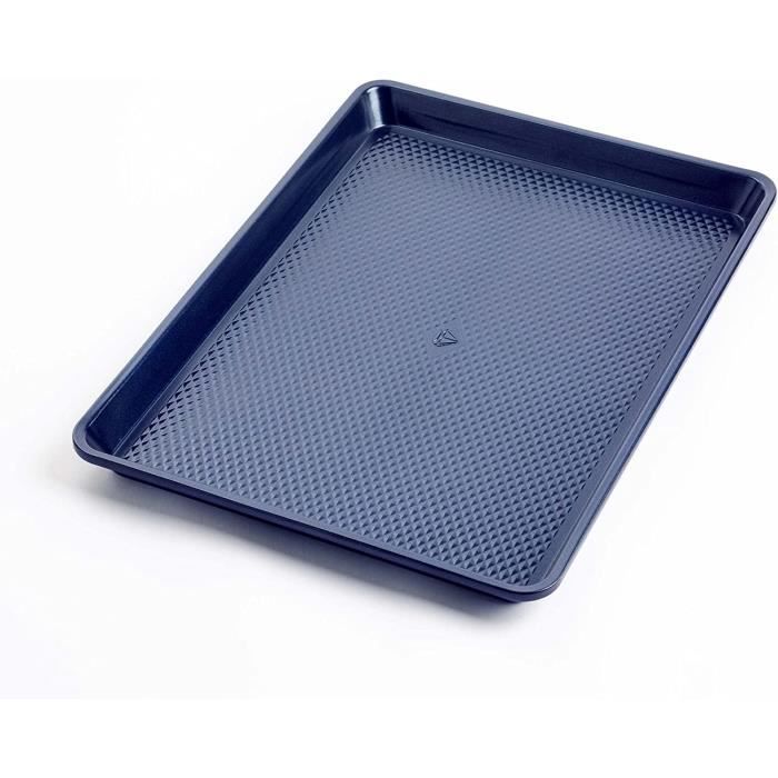 KitchenCraft Grand Plateau De Cuisson Antiadhésif 38 X 30,5 Cm - Plaque Four Polyvalente Pour Rôtis, Cookies Et Légumes