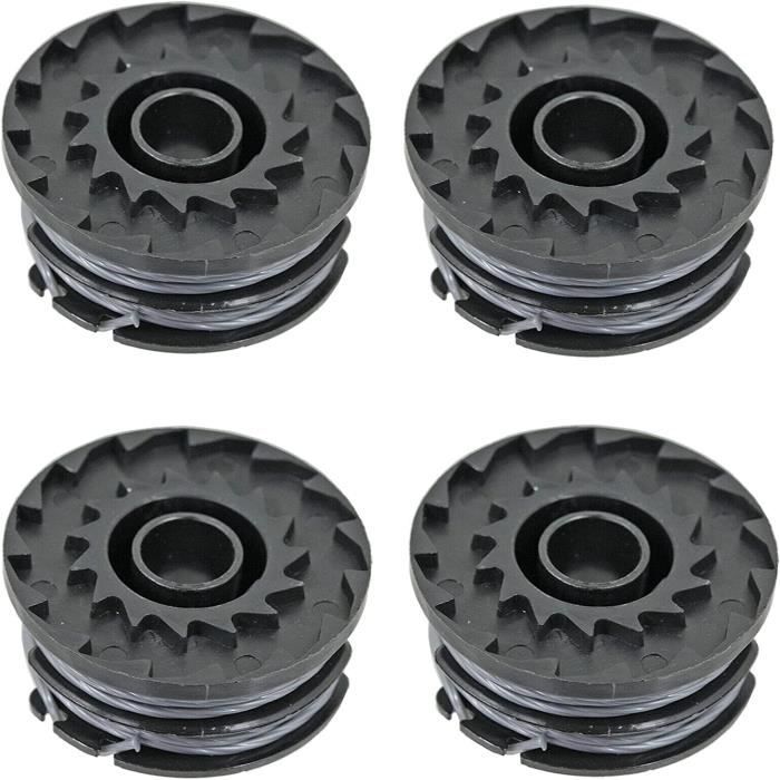 Lot De 6 Bobines Fil Nylon 1.6 Mm Pour Débroussailleuse Parkside PRTA 20-Li A1, B2, C3... - Remplacement Facile