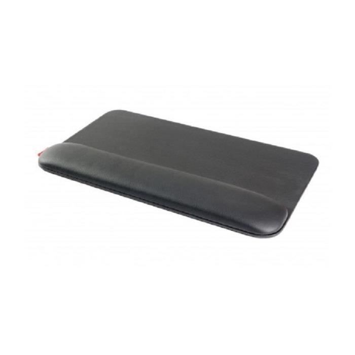 Ergonomique Support clavier pour poignets 49 x 28 x 3 cm Noir Cuir