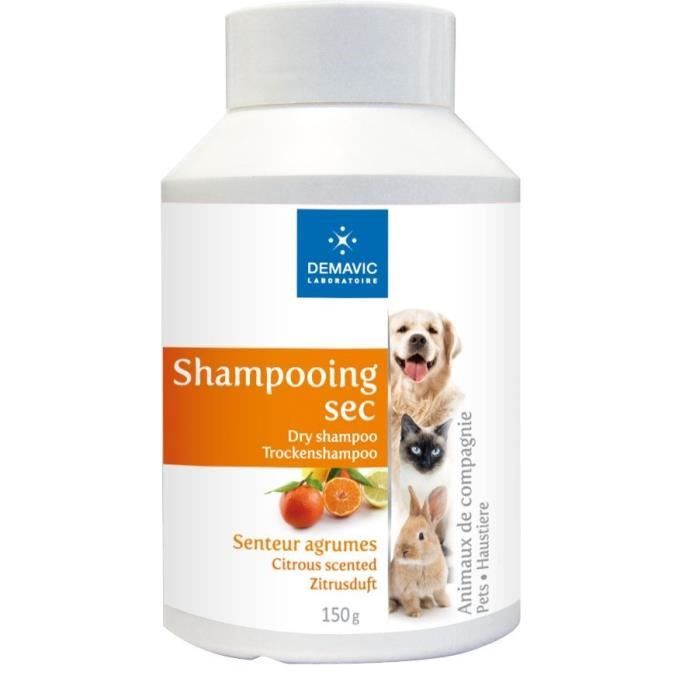Demavic Shampooing Sec Agrumes 150 G Pour Chien Et Chat Cdiscount Demavic Shampooing Sec Agrumes 150 G Pour Chien Et Chat Cdiscount