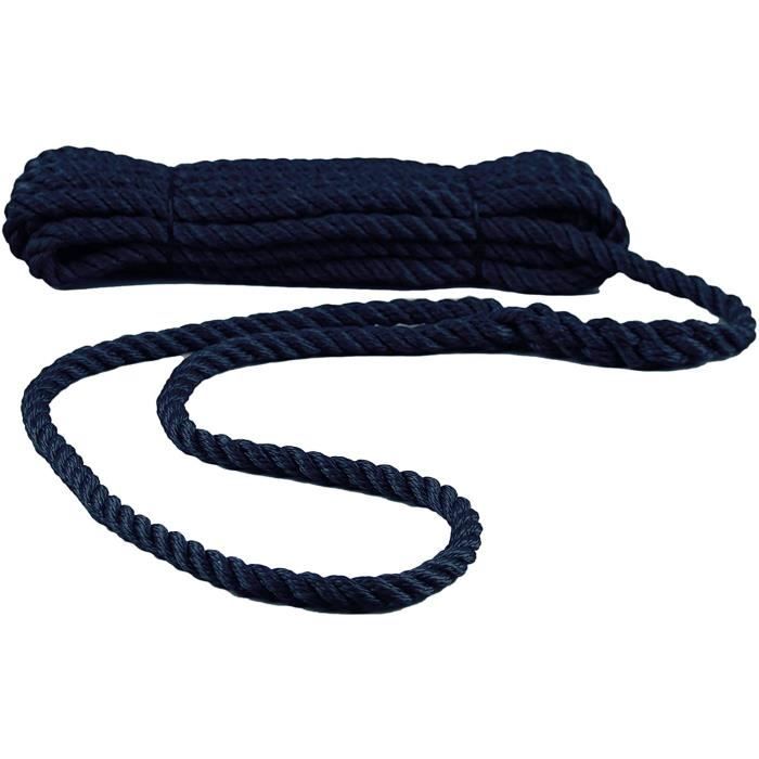 Cima di Ormeggio ad Alta Tenacità con Occhio Bianca 20 mm x 12 m - Cime