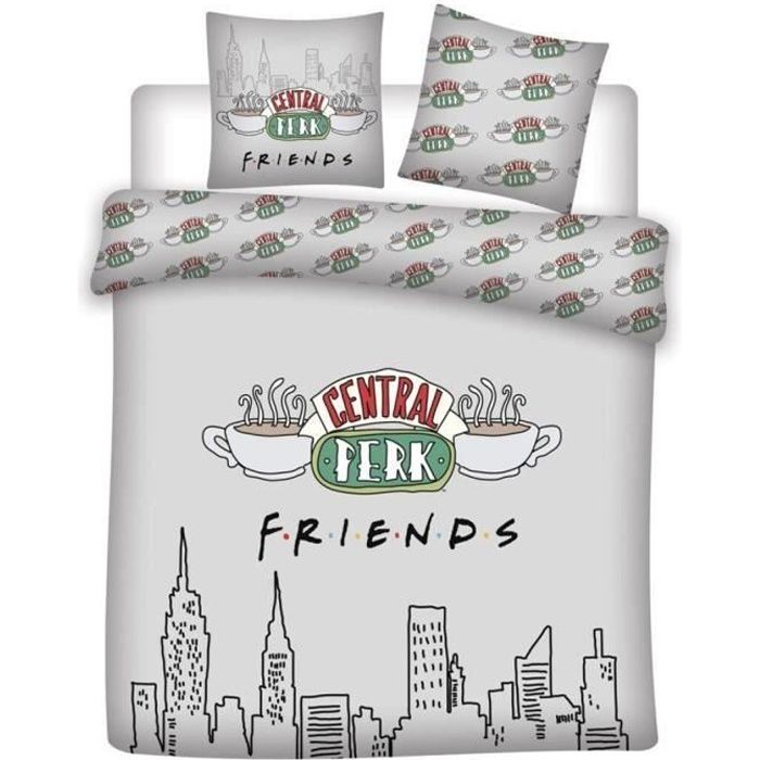 Parure de lit double Friends Central Park 220 x 240 cm