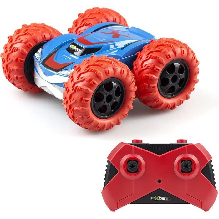 Silverlit Exost Cross 360 – Voiture Télécommandée Tout-terrain, Conduite 2 Faces, 12 Km/h, Rouge – Dès 5 Ans