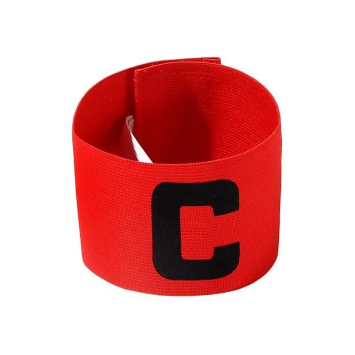 Brassard Capitaine Football – Lot De 3, Élastique Et Réglable, Enfant/Adulte, Noir