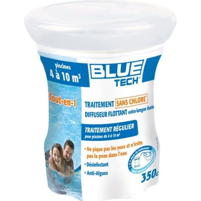 traitement complet sans chlore diffuseur flottant 10m3 tp2 350gr eau piscine desinfection anti algues clarifiant cdiscount jardin