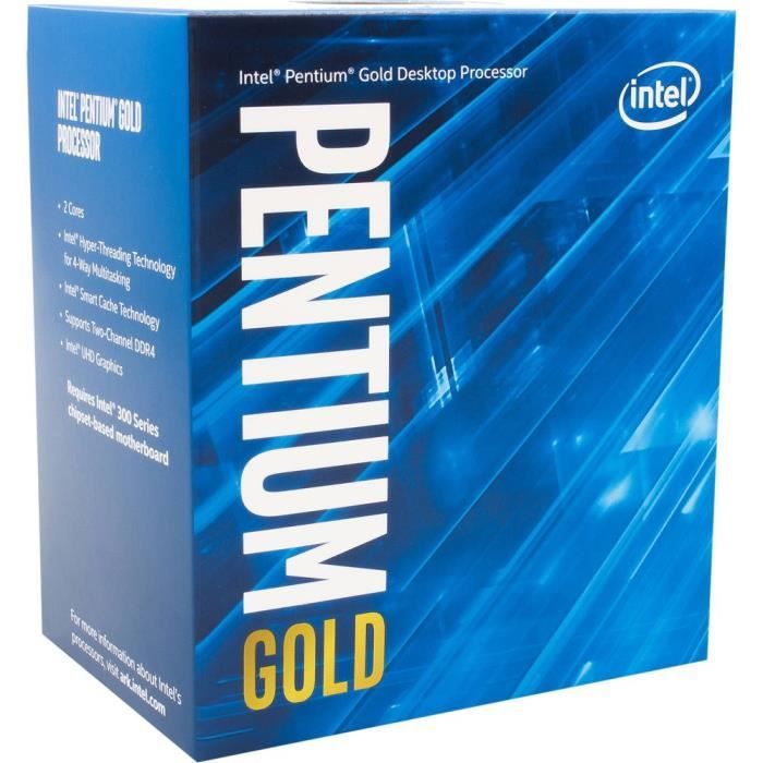 Intel Pentium Gold G6500 processeur 4 1 GHz 4 Mo Smart Cache Boîte Neuf - vue 7
