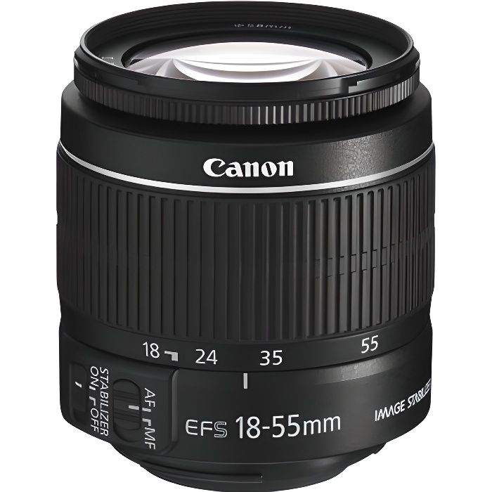 CANON 5121B005 Objectif reflex - EF-S 18-55mm f/3,5-5,6 IS II - Noir