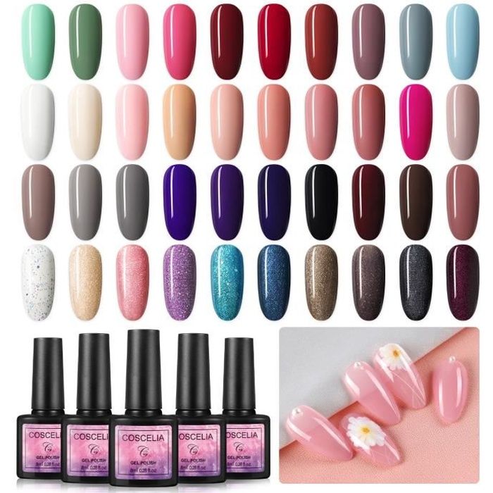 Lot de 40 pc Vernis Semi permanent Vernis à Ongle Gel Polish Soak Off Nail Art Gel UV LED Manucure Kit - Cdiscount Au quotidien Lot de 40 pc Vernis Semi permanent Vernis à Ongle Gel Polish Soak Off Nail Art Gel UV LED Manucure Kit - Cdiscount Au quotidien