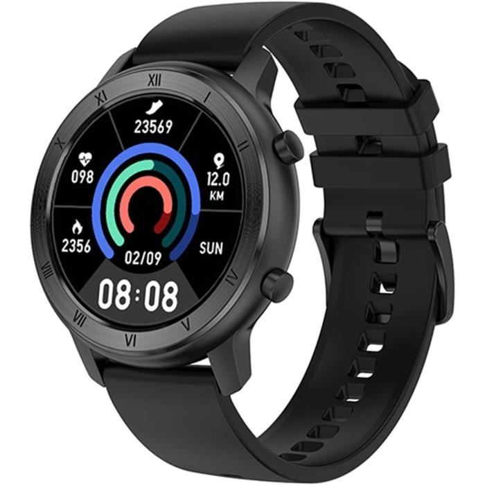 Montre Connectée Findtime Pour Femme - Écran 1.08" IP68 - Moniteur Fréquence Cardiaque Et Cycle Menstruel