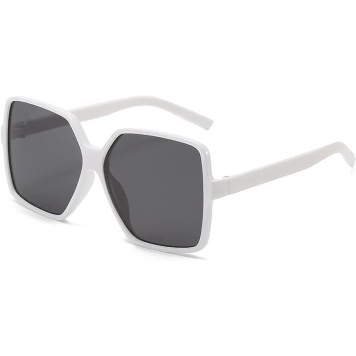 Lunettes De Soleil Rectangulaires Vintage YOJUED - Cadre Carré Unisexe, Verres UV400, Style Rétro