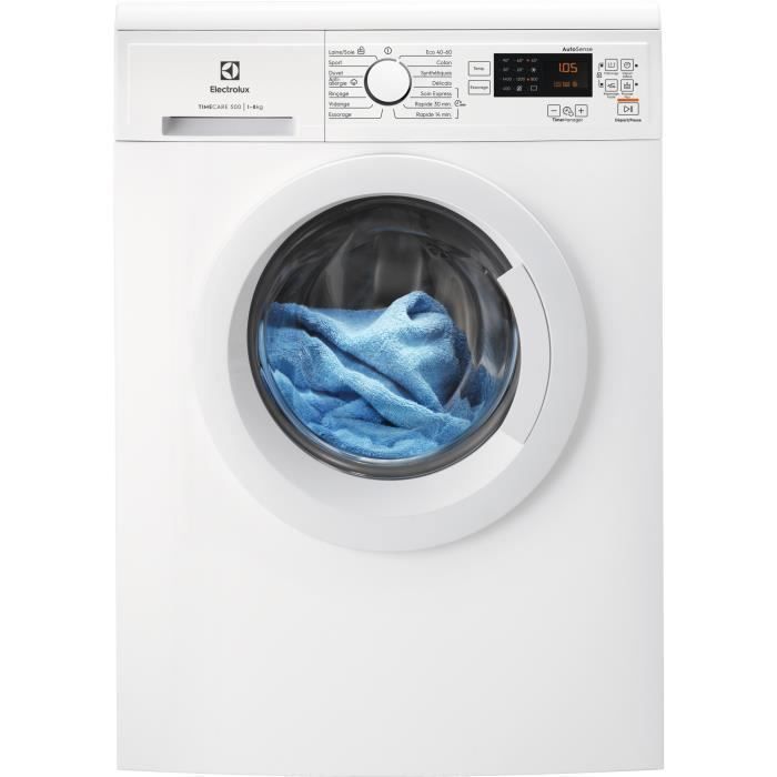 Electrolux Lave linge hublot Pose libre TimeCare 8 kg YW2F4814WA - vue 2