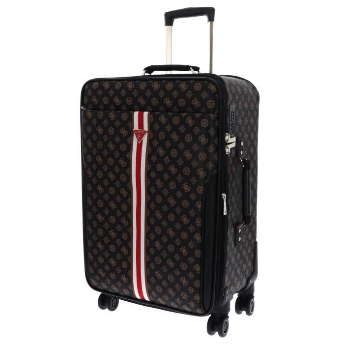 GUESS Van Sant 22 In 8-Wheeler Mocha Logo [257049] - valise valise ou bagage vendu seul