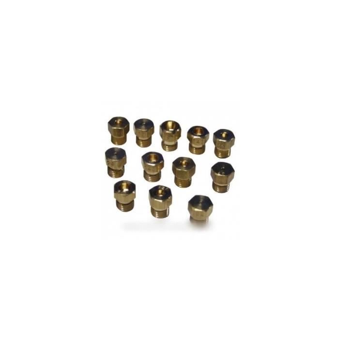 KIT INJECTEURS BUTANE + NATUREL POUR CUISINNIERE INDESIT 7844256 * PI640A PI640IX 03338700 BVMPièces