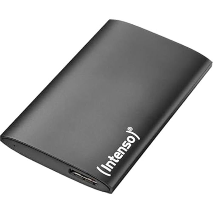 SSD Externe – INTENSO – 1 To – USB 3.0 – Aluminium Premium – Noir