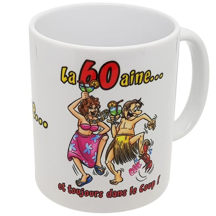 MUG ÂGE ANNIVERSAIRE 60 ANS