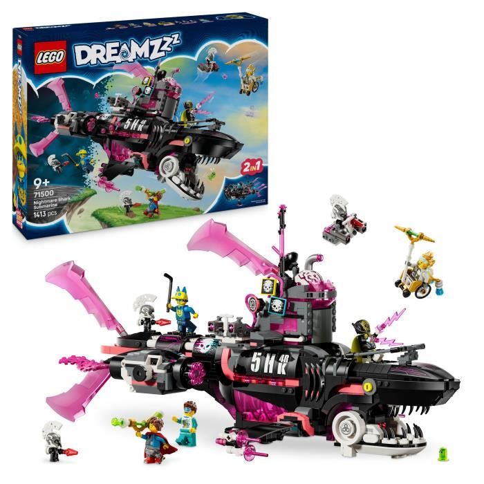 LEGO® DREAMZzz™ 71500 Le sous marin requin des cauchemars - vue 2
