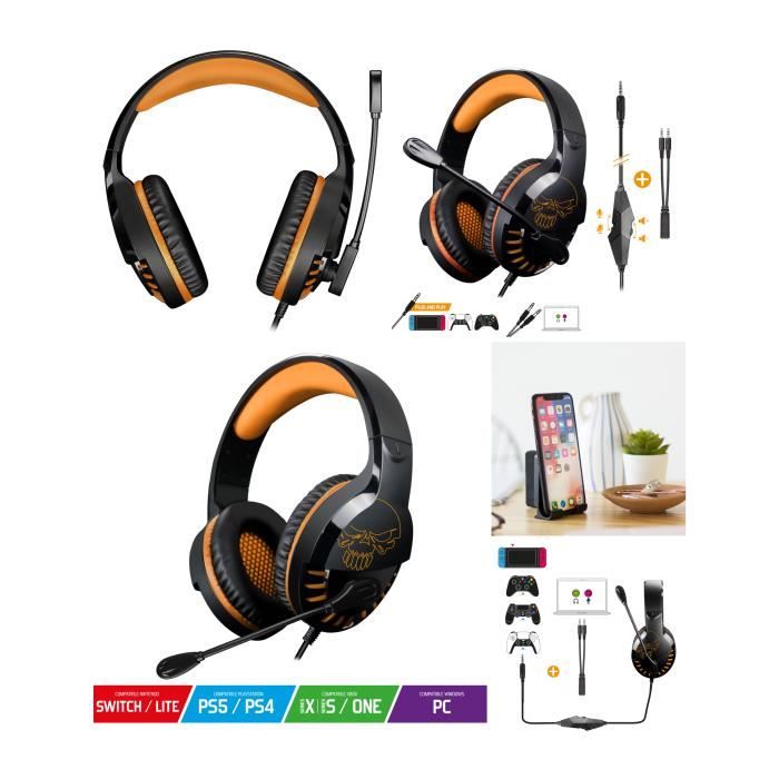 Livoo Gamer - Spirit of Gamer - Pro-H3 - Stéréo 2.0 - Filaire